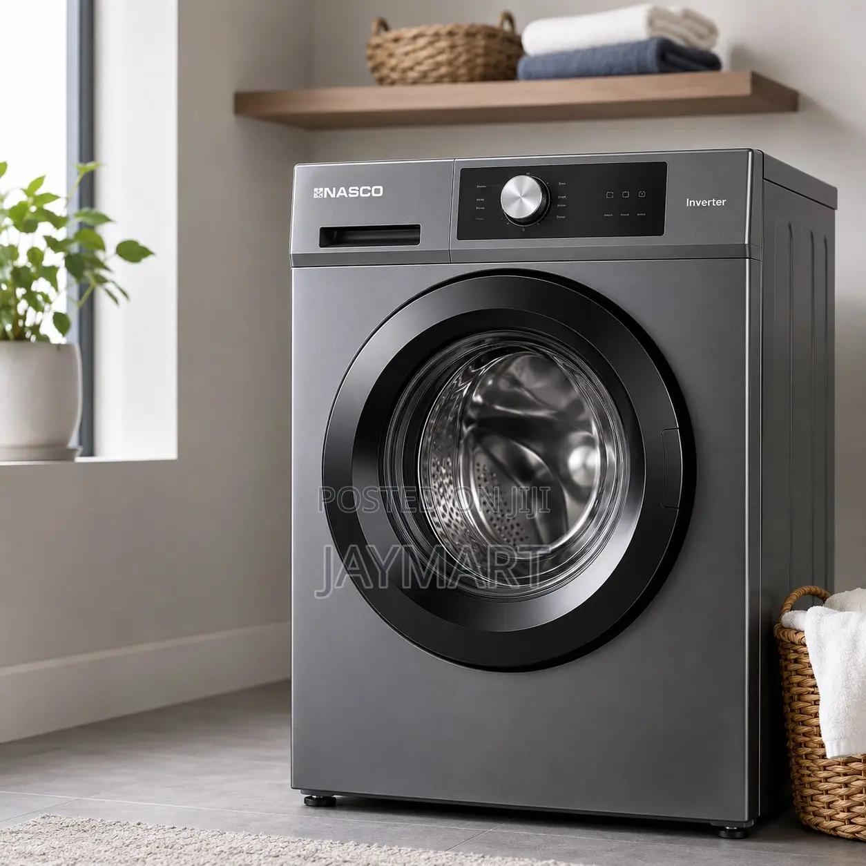 Nasco Inverter Washing Machine Front Load