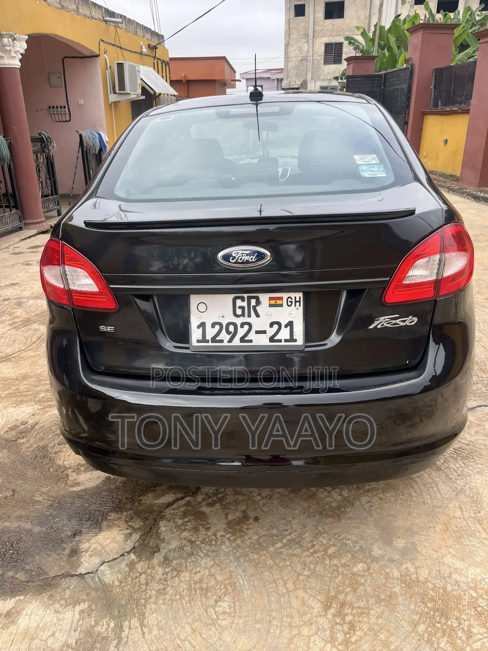 Ford Fiesta S Sedan 2013 Black