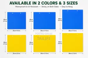 Yellow Blue Sticky Insect Traps – Waterproof