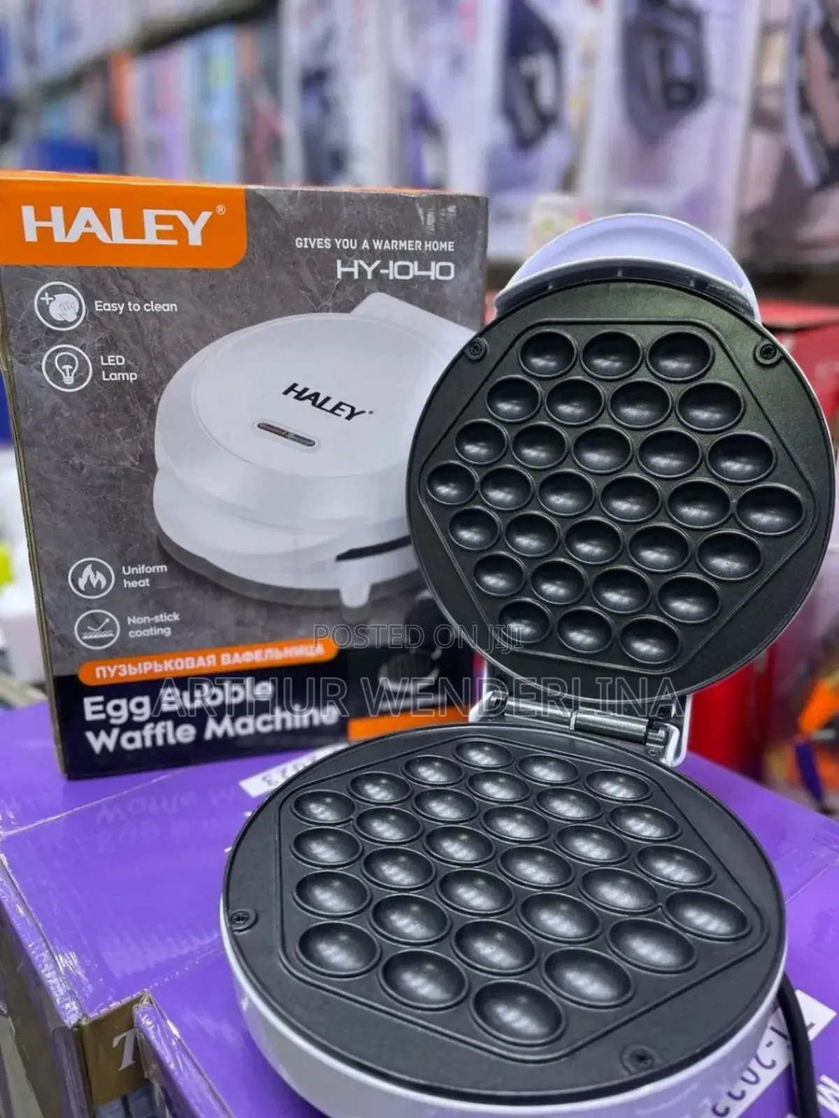 Egg Bubble Waffle Machine