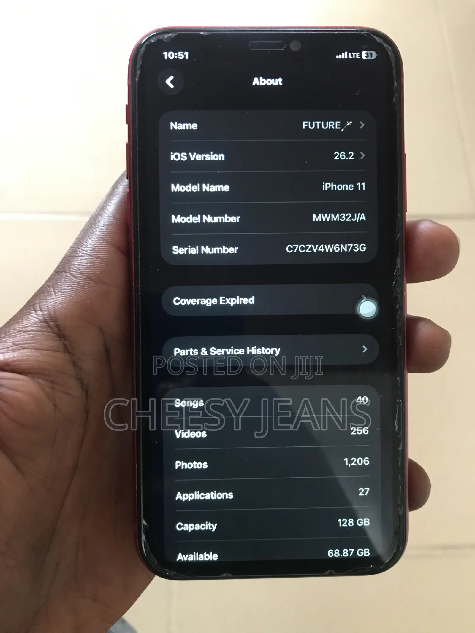 Apple iPhone 11 128 GB Red