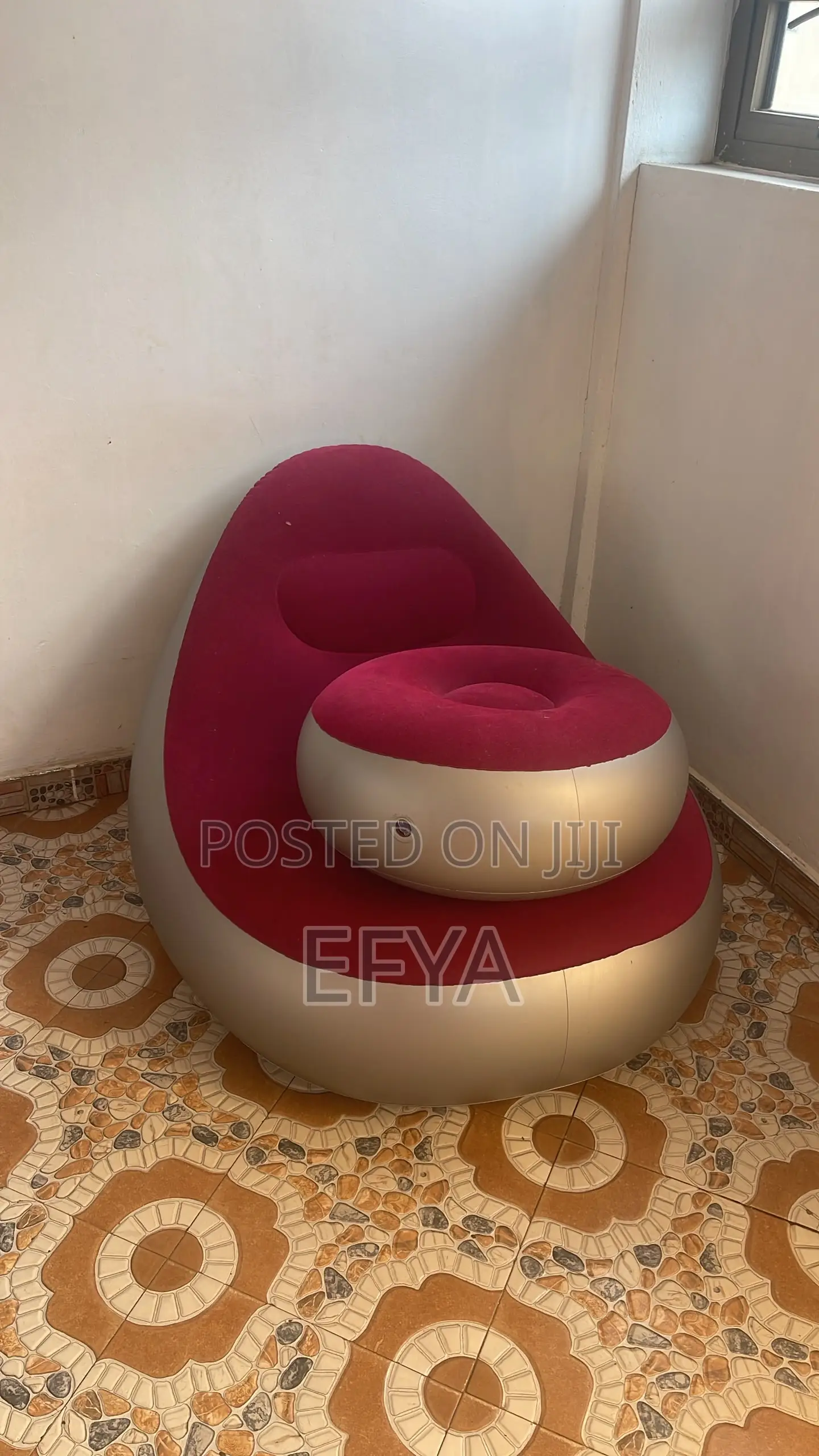 Inflatable Sofa and Foot Rest