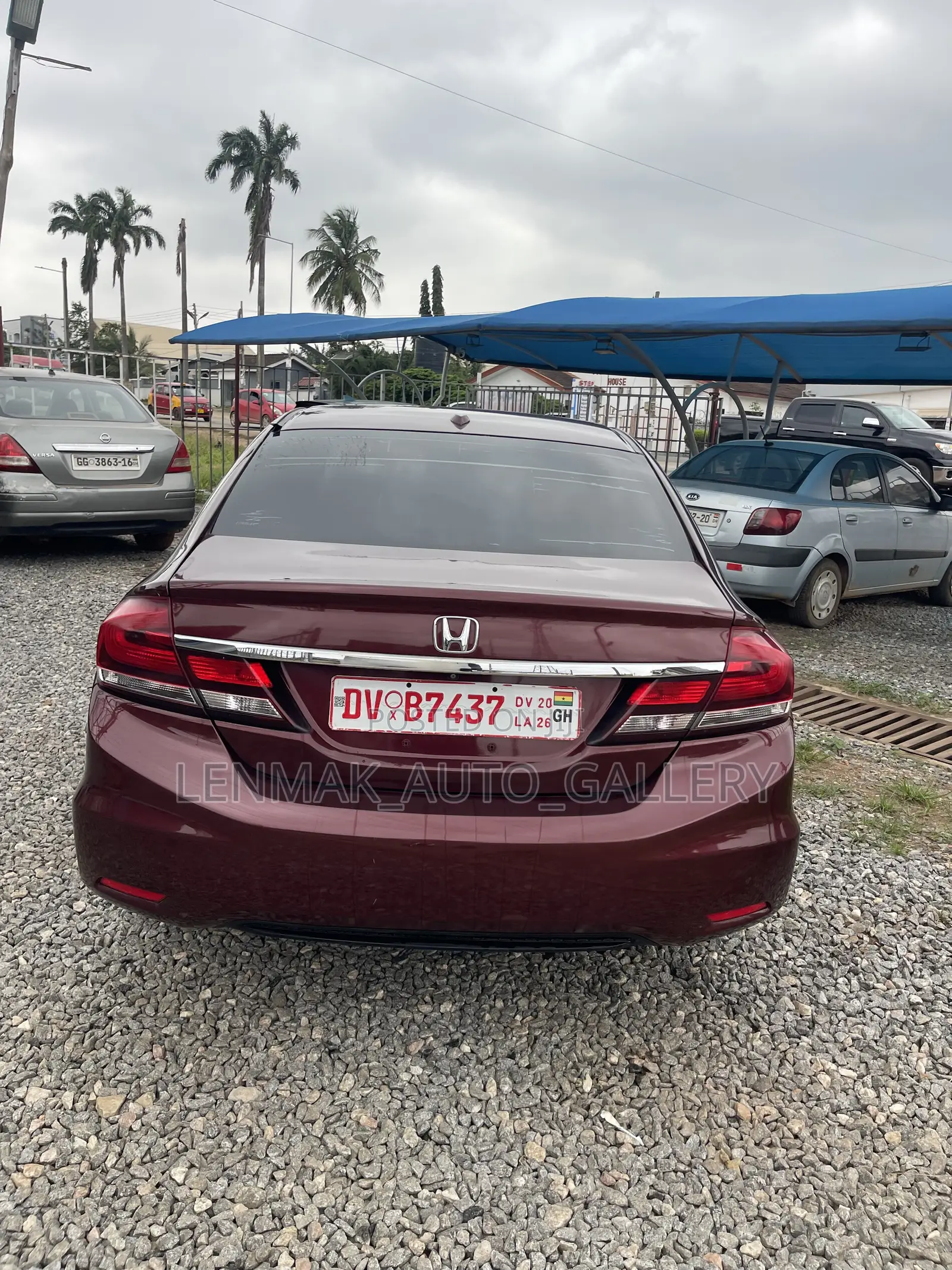 Honda Civic 2015 Burgundy