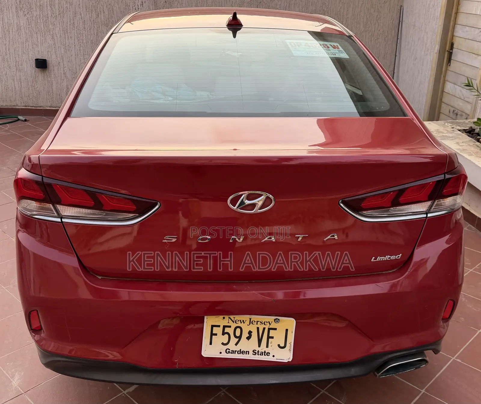 Hyundai Sonata Limited 2018 Red