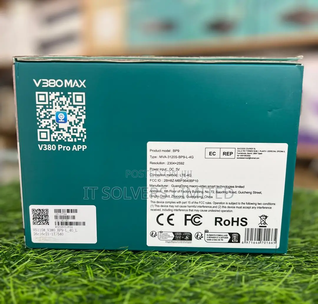 V380 Max BP9 Solar Camera