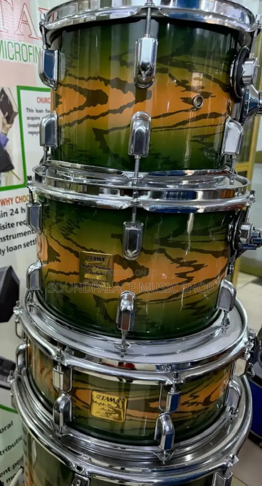 TAMA "Maple Custom Absolute" 5set Drums
