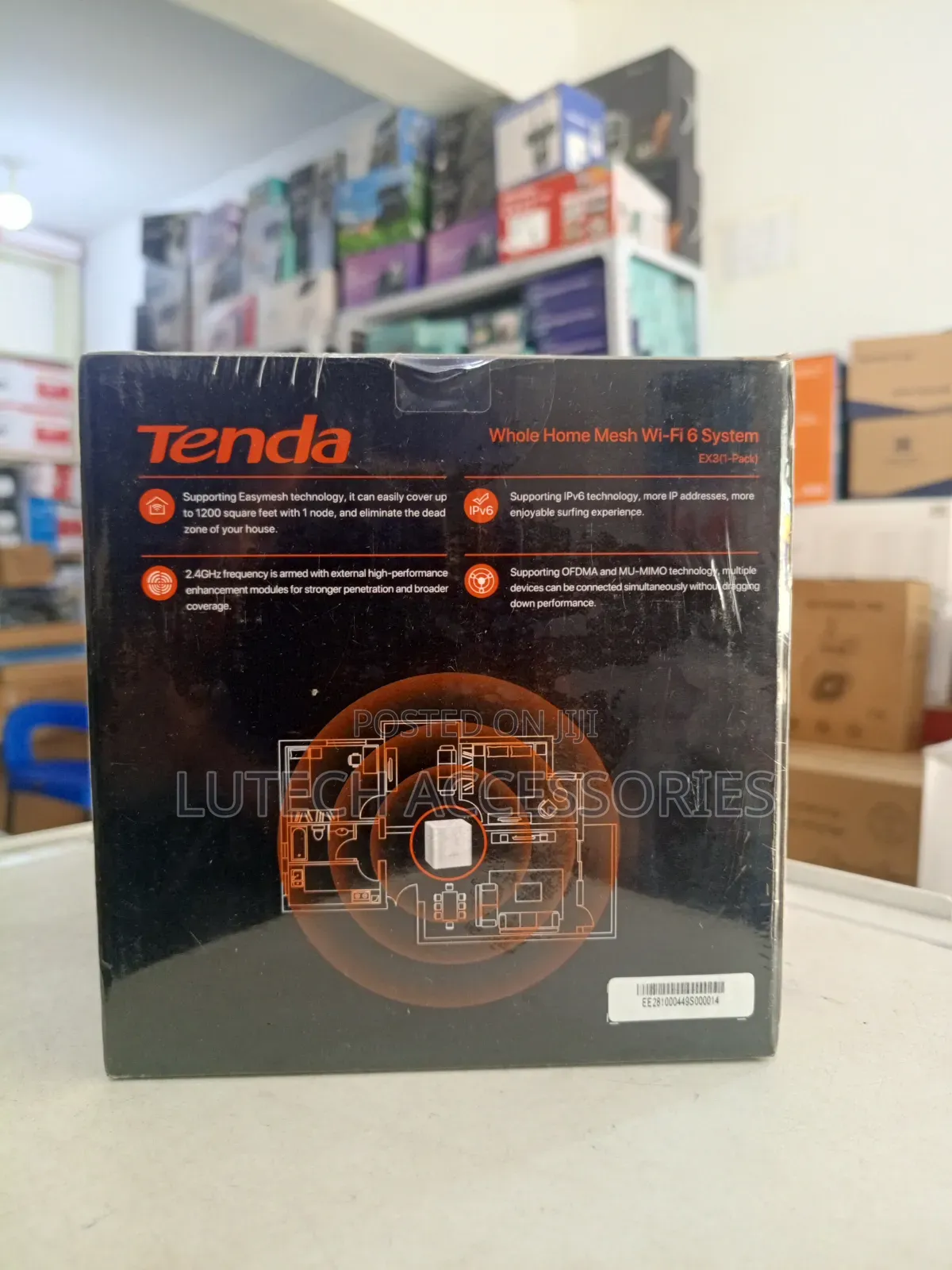 Tenda Nova Ex3 (1 Park) Whole Home Mesh WiFi