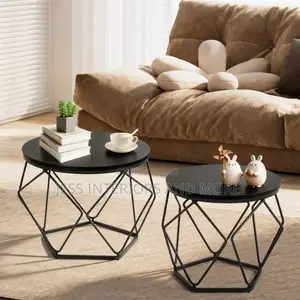 Coffee Table Set of 2, Nesting Side Tables for Living Room