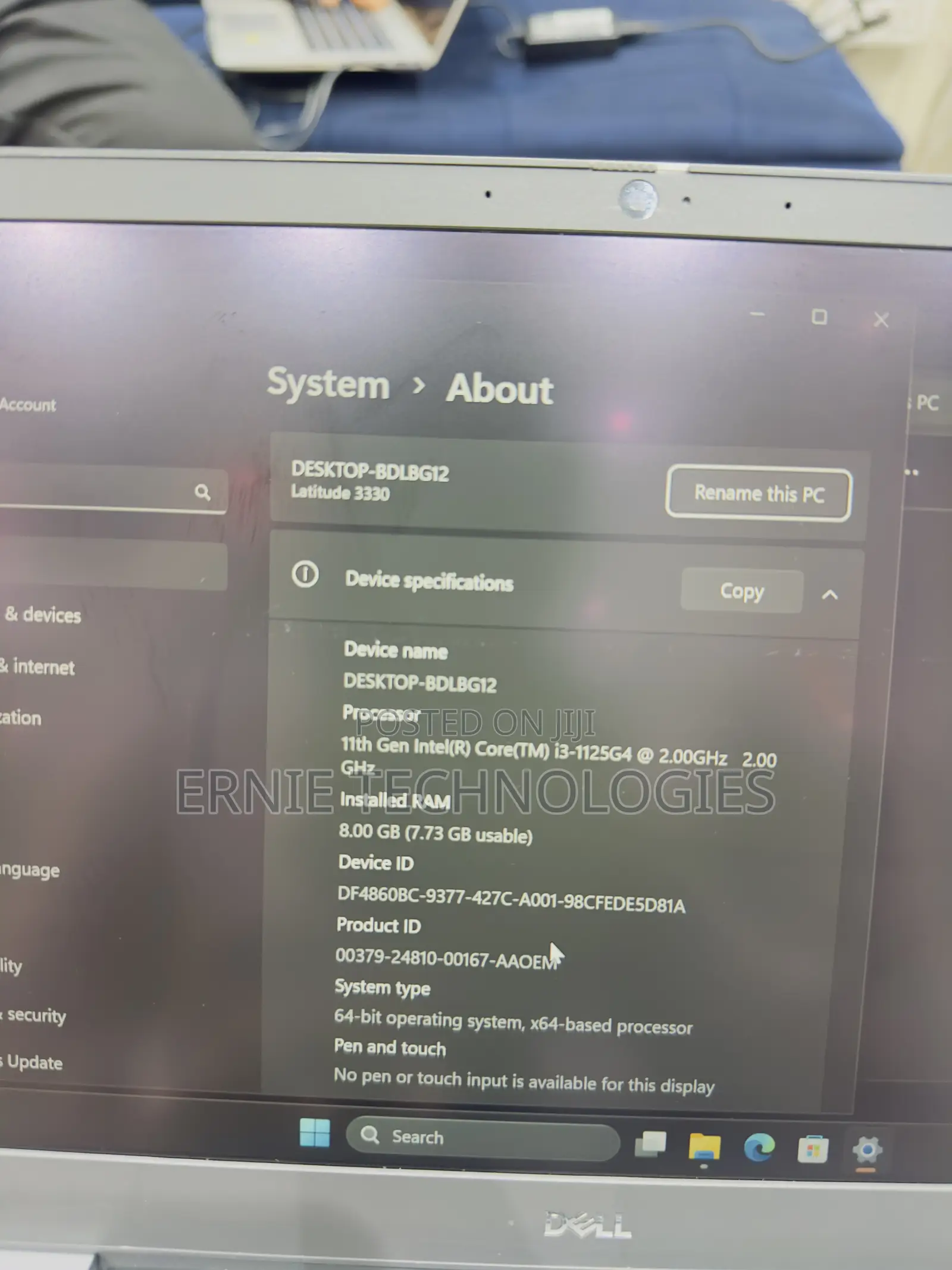 Laptop Dell Latitude 3330 8GB Intel Core i3 SSD 256GB