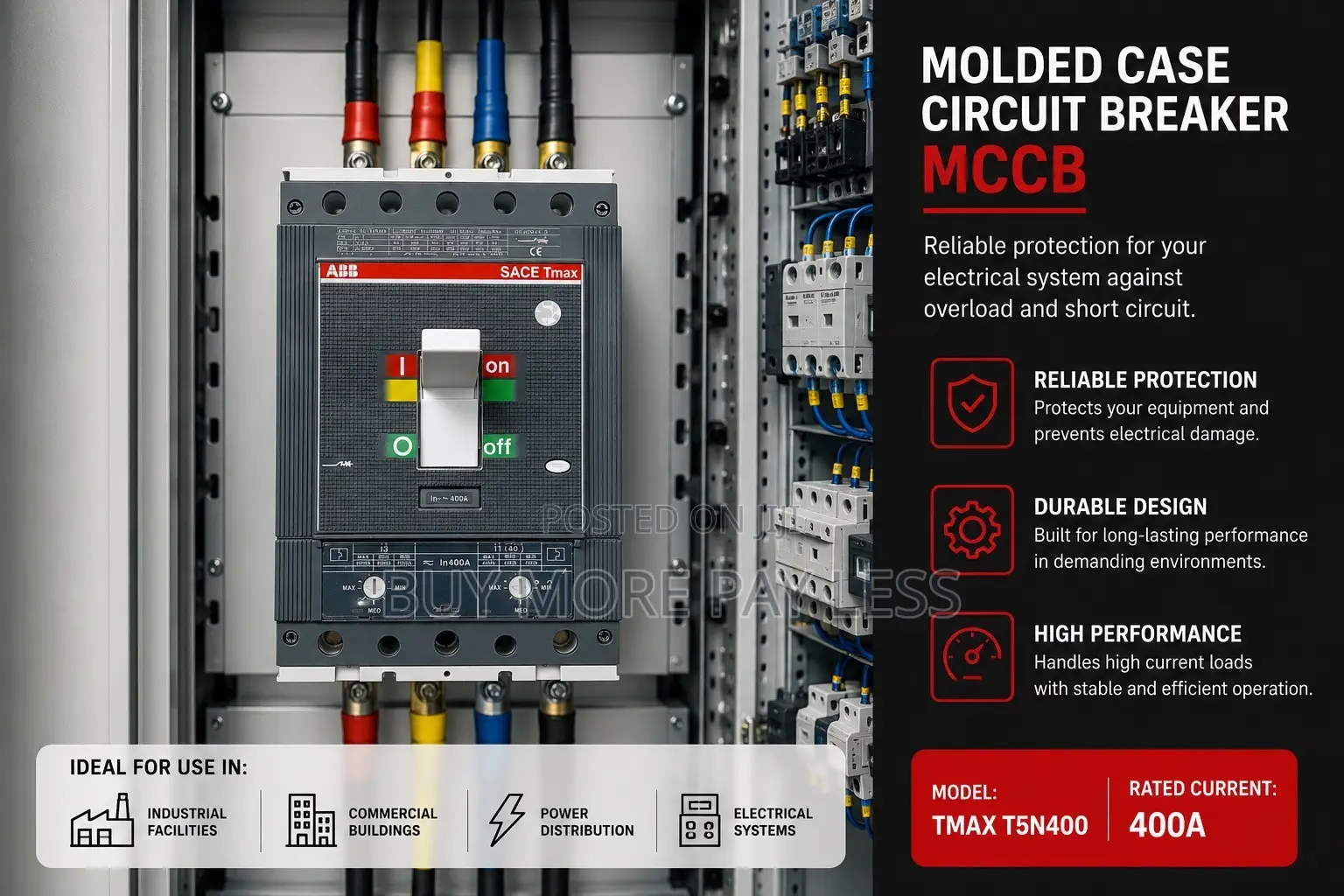 ABB SACE Tmax T5 Series Molded Case Circuit Breaker (MCCB)
