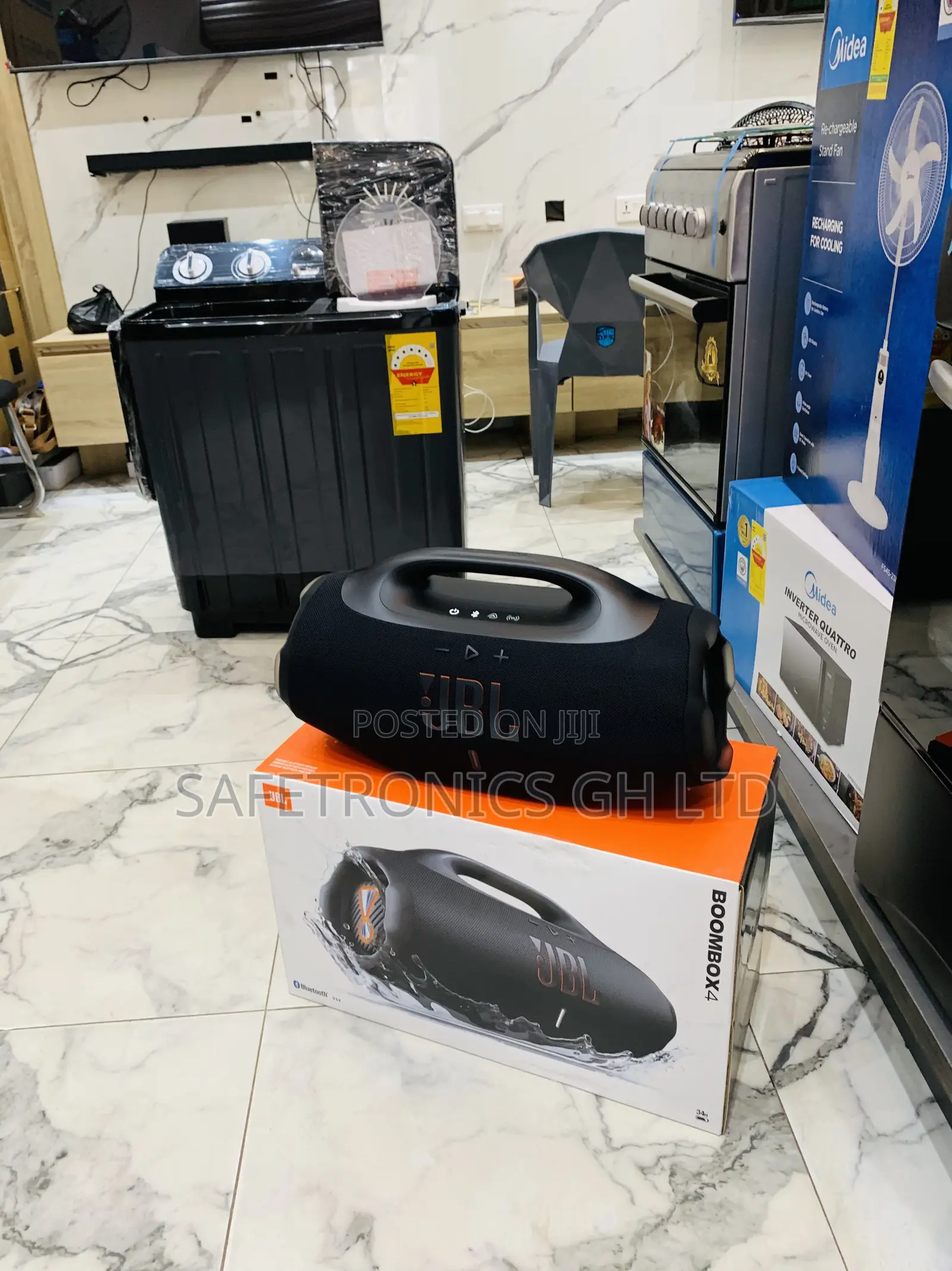 Get Unique JBL Boombox 4 Portable Waterproof Bluetooth Speaker