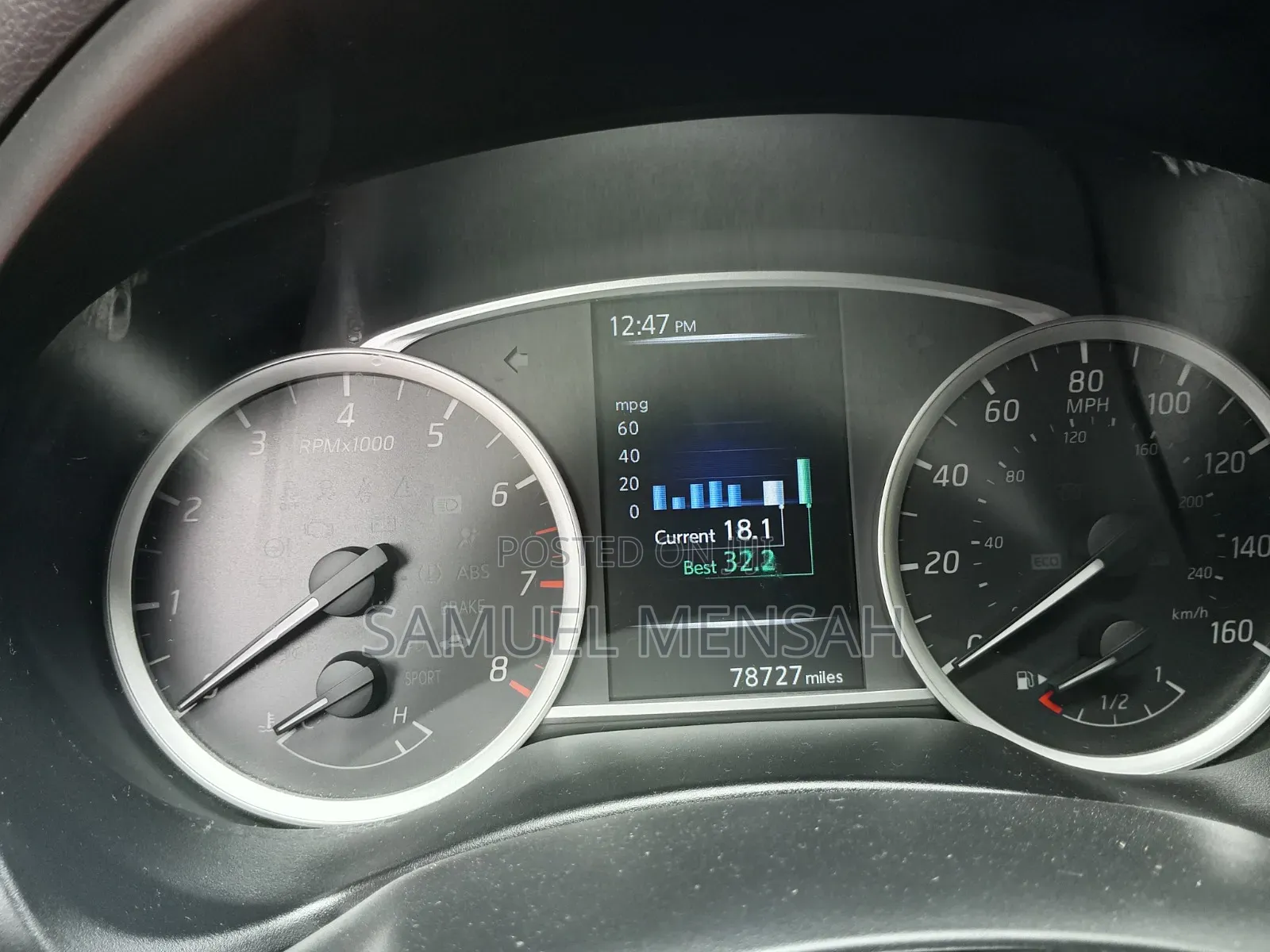 Nissan Sentra 2018 Blue