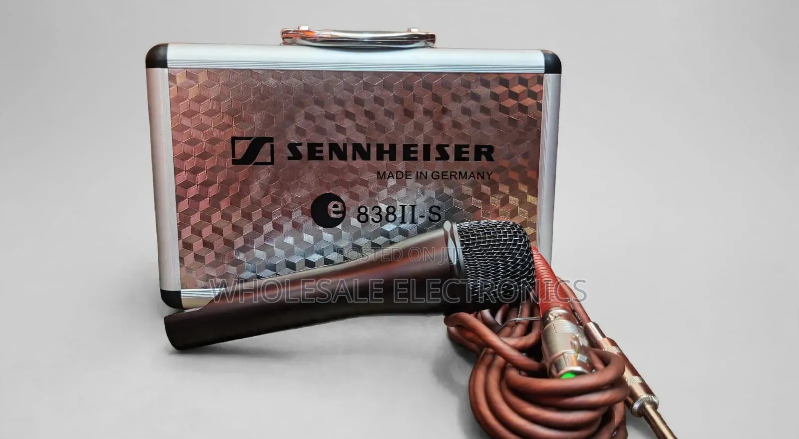 Sennheiser E 838ii-S Professional Dynamic Cardioid Cord Microphone