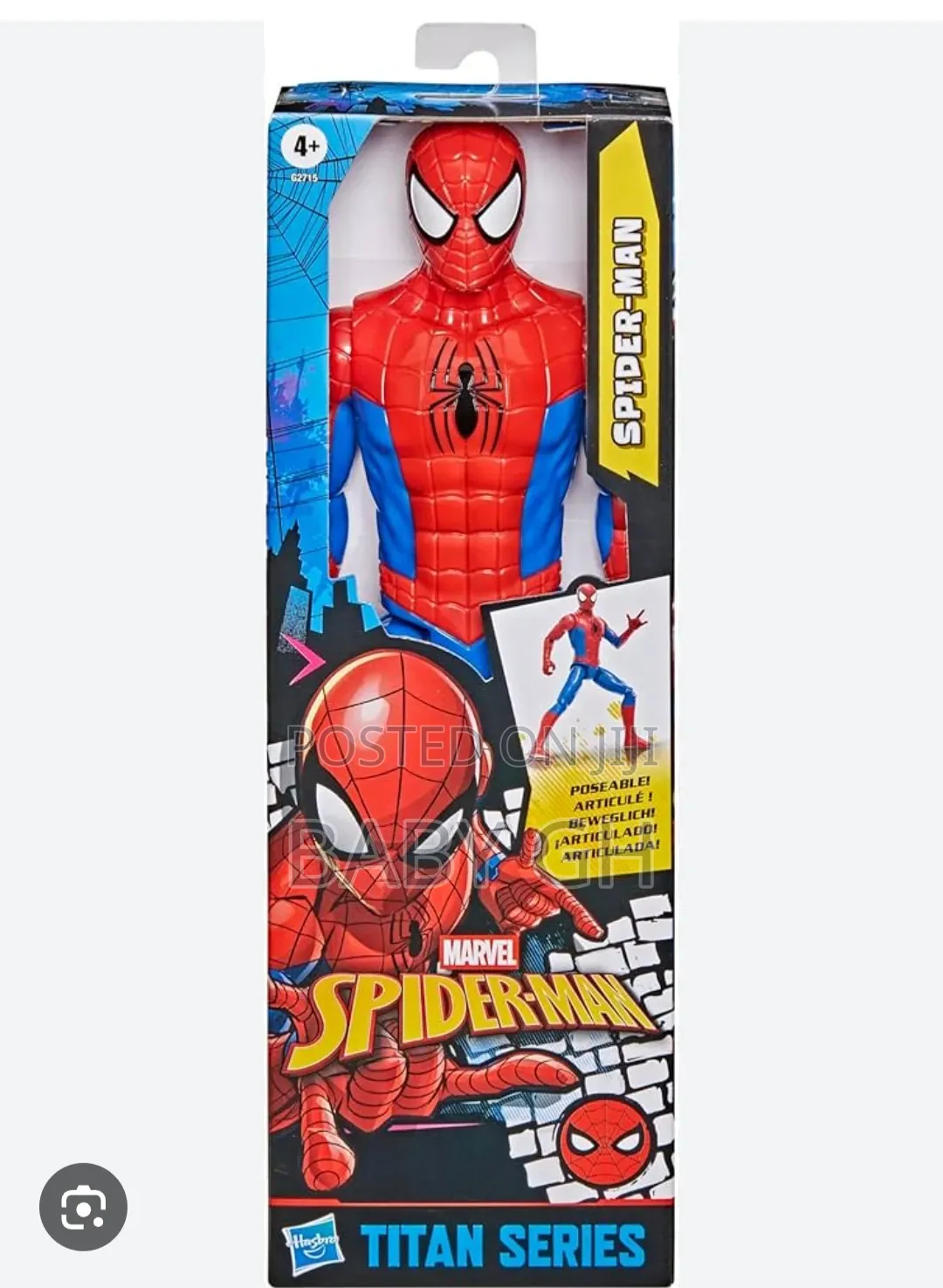 Marvel Spider Man Titan Toy