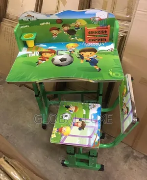 Kids Adjustable Learning Table & Chair Set – Study Desk