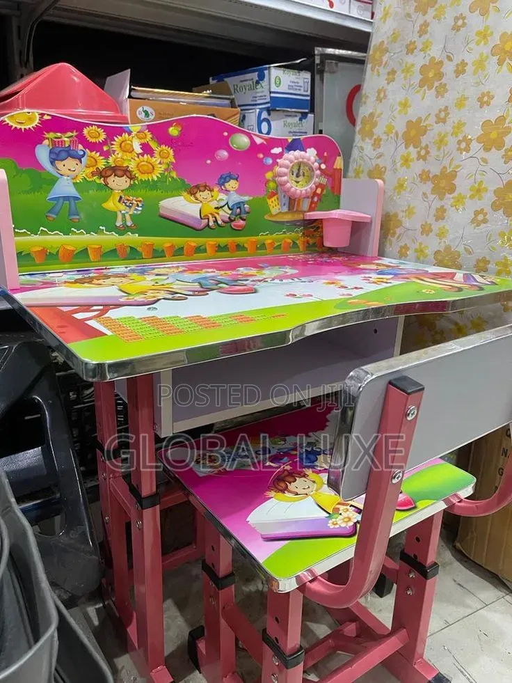 Kids Adjustable Learning Table & Chair Set – Study Desk