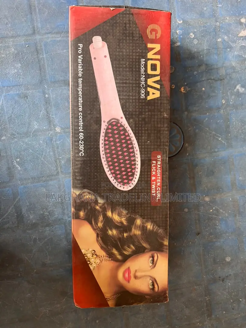Nova Professional Hair Straightening Brush (NHC-906)