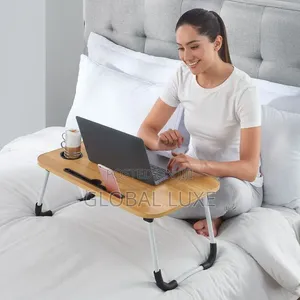 Foldable Laptop Table – Portable Bed & Study Desk