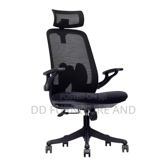 Black Armrests Mesh Office Chair
