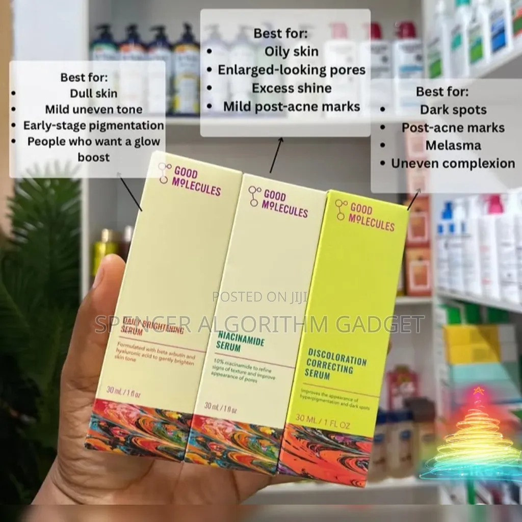 Good Molecules Niacin/ Daily Brightening/Discoloration Serums-220 Each