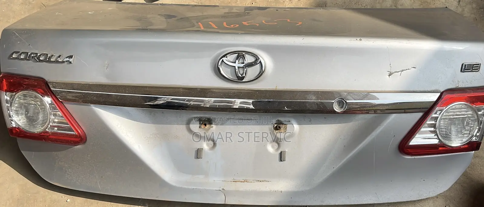 Corolla LE 2012-13 Boot