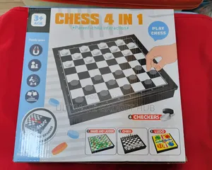 Board Games (4 in 1)Ludo,Chess,dami & Snake Ladder Board