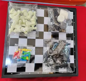 Board Games (4 in 1)Ludo,Chess,dami & Snake Ladder Board