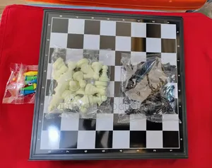 Board Games (4 in 1)Ludo,Chess,dami & Snake Ladder Board