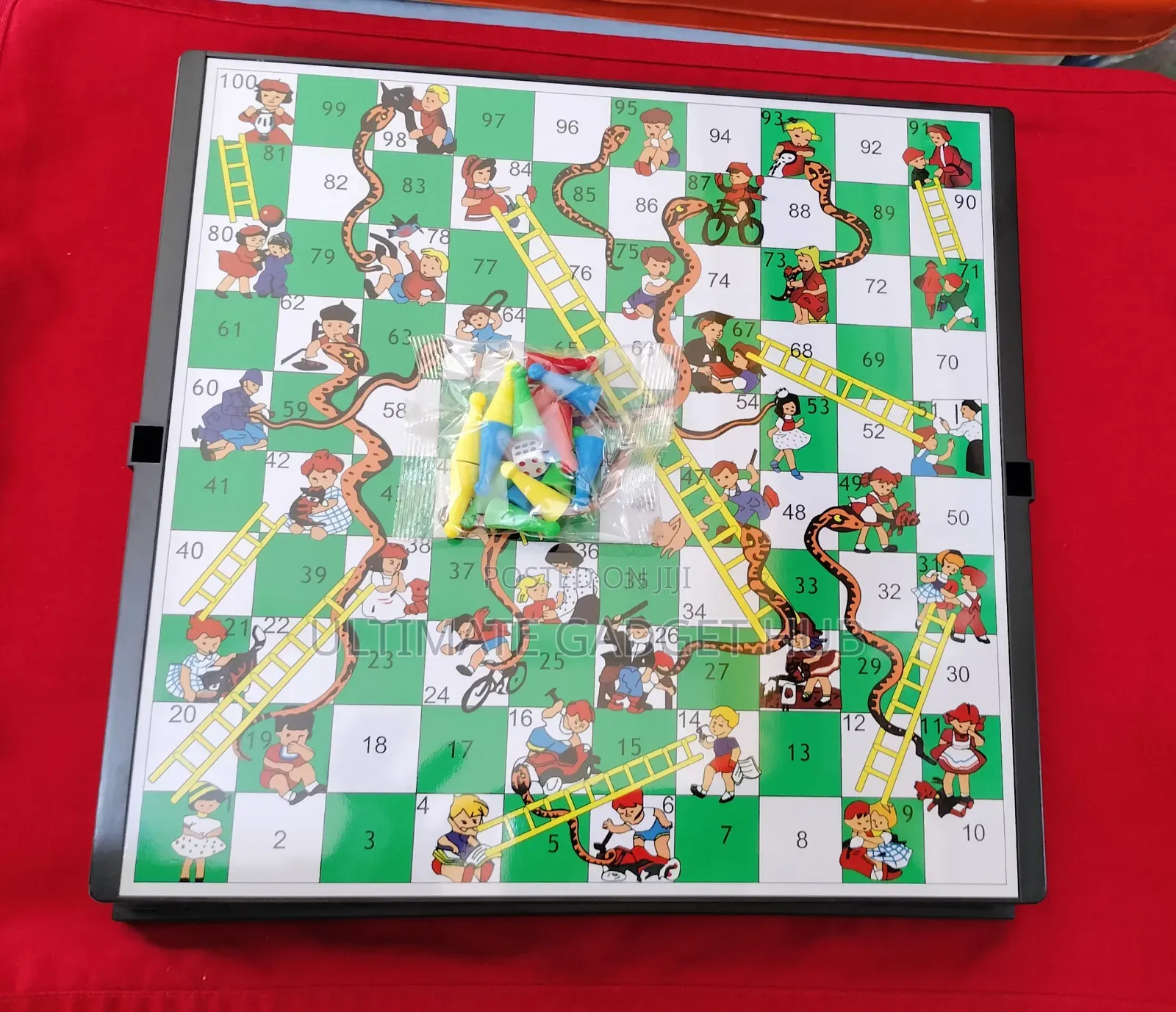Board Games (4 in 1)Ludo,Chess,dami & Snake Ladder Board
