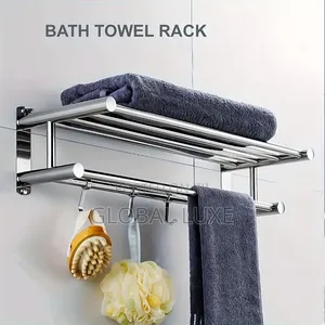 Bathroom Towel Holder – Wall-Mounted Towel Rack