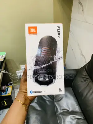 Lovely New Black JBL Flip 7 | Portable Waterproof and Drop-Proof