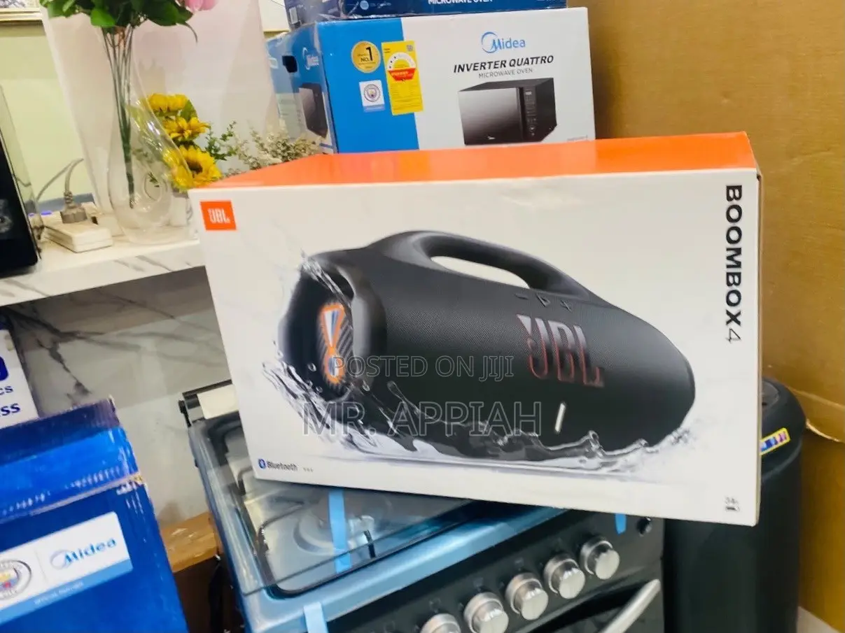 Choose Durable JBL Boombox 4 Portable Speaker(Black)