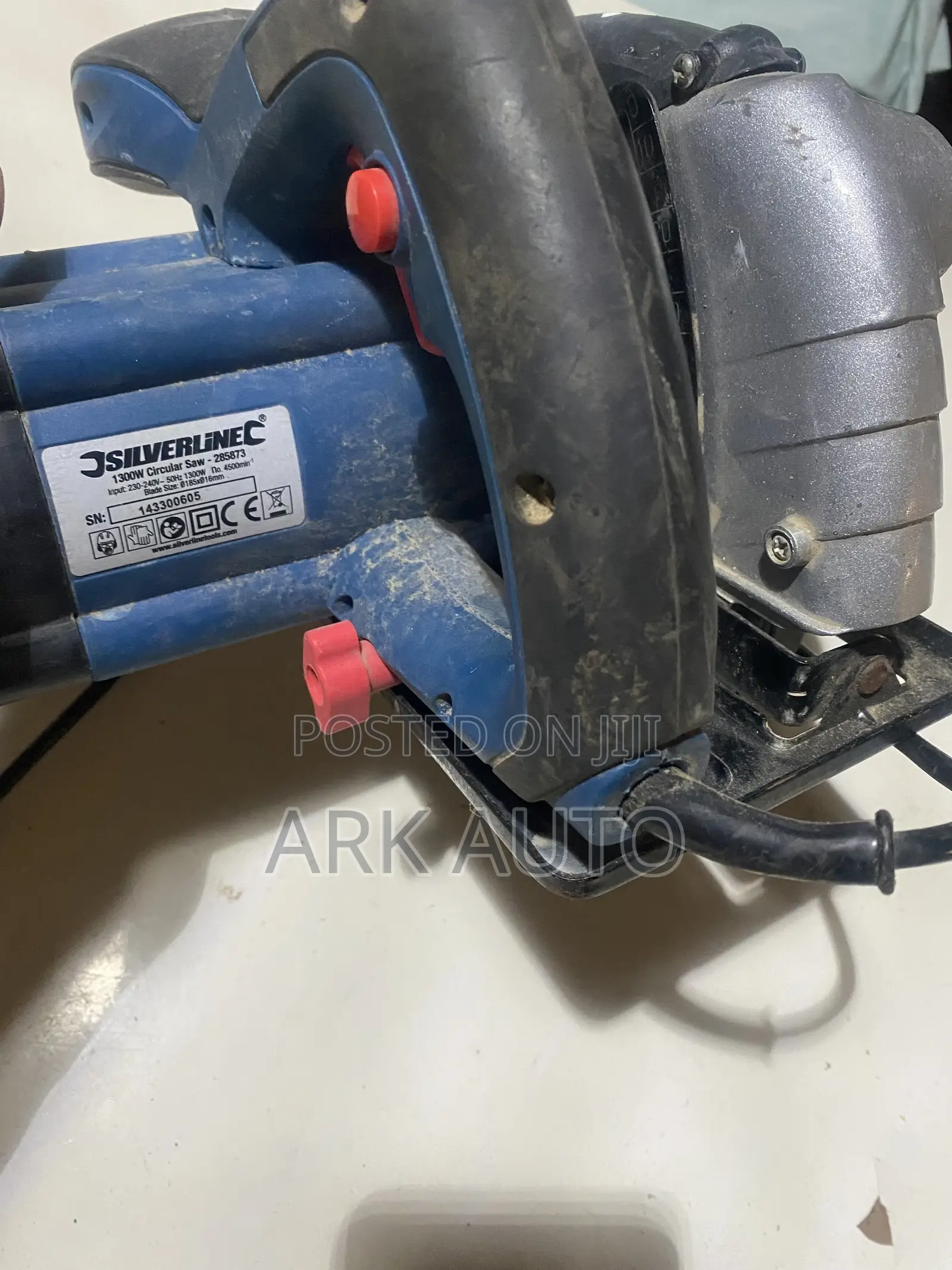 Silverline 285873 Silverstorm Circular Saw With Laser Guide(UK Used)