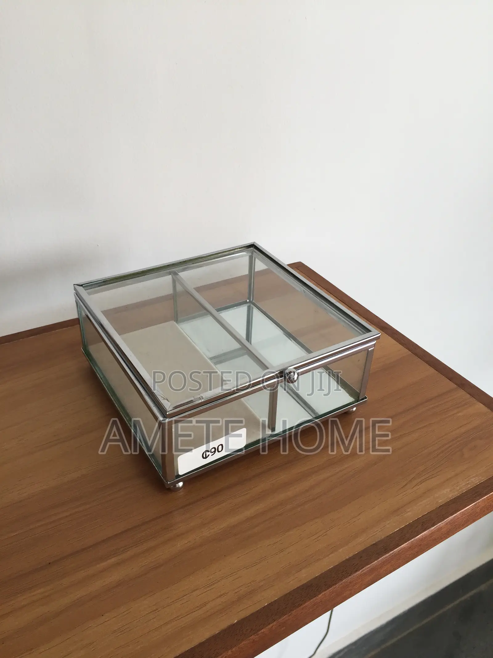 Glass Jewelry Case