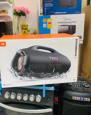 Super Classic JBL Boombox 4 Wireless Speaker(Black)..