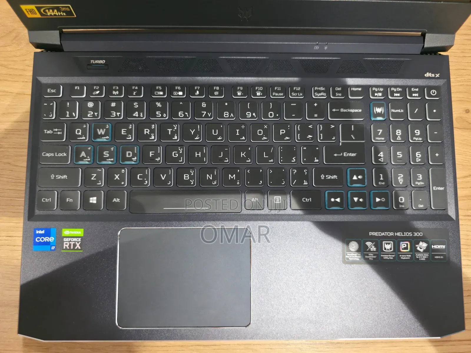 Laptop Acer Predator Helios 300 32GB Intel Core i7 HDD+SSD 2T