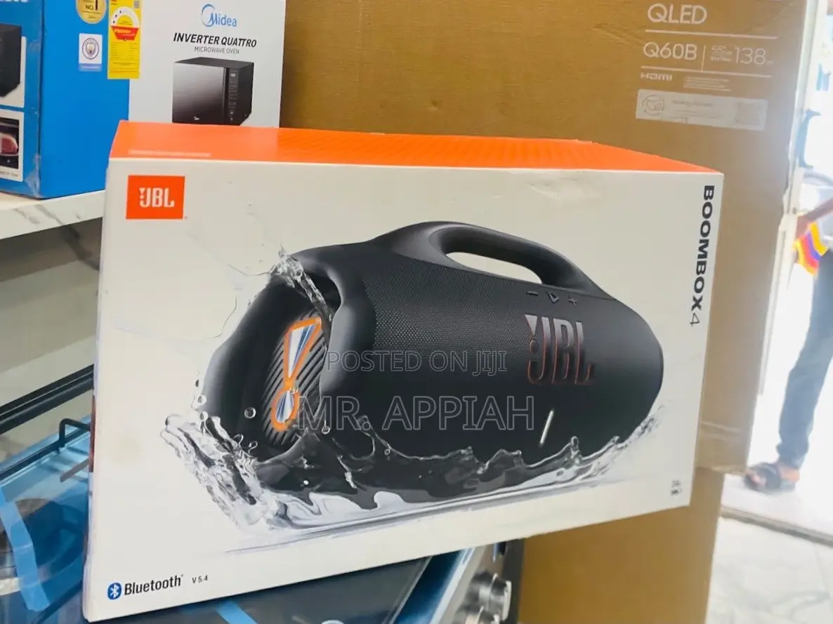 Lovely Design JBL Boombox 4 Speaker(Black)Waterproof..