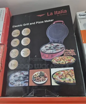 La Italia Electric Grill and Pizza Maker