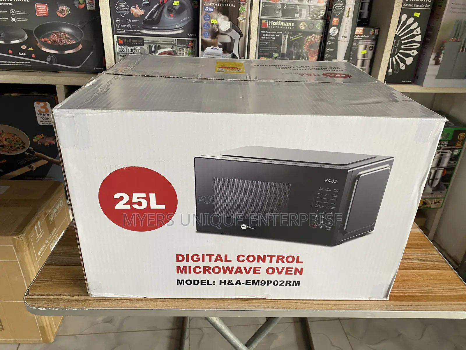 25 Liters Digital Microwave Oven With Timer