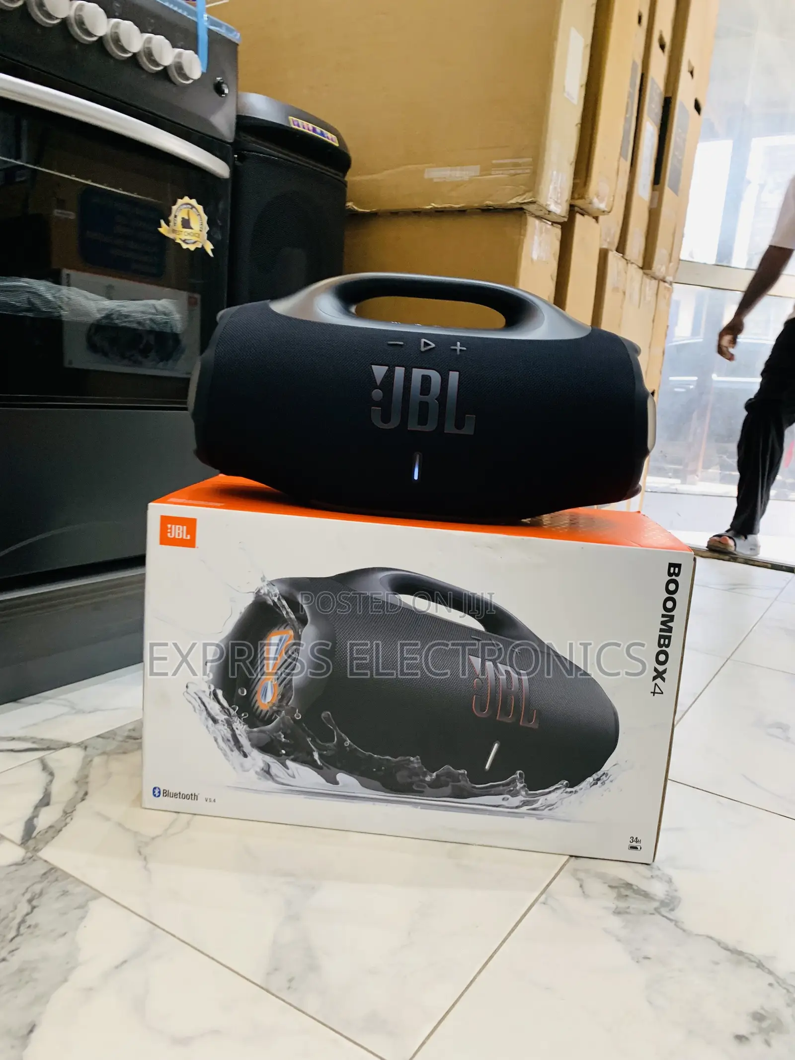 Call for JBL Boombox 4 Portable Bluetooth,Waterproof,Deep Bass - Black