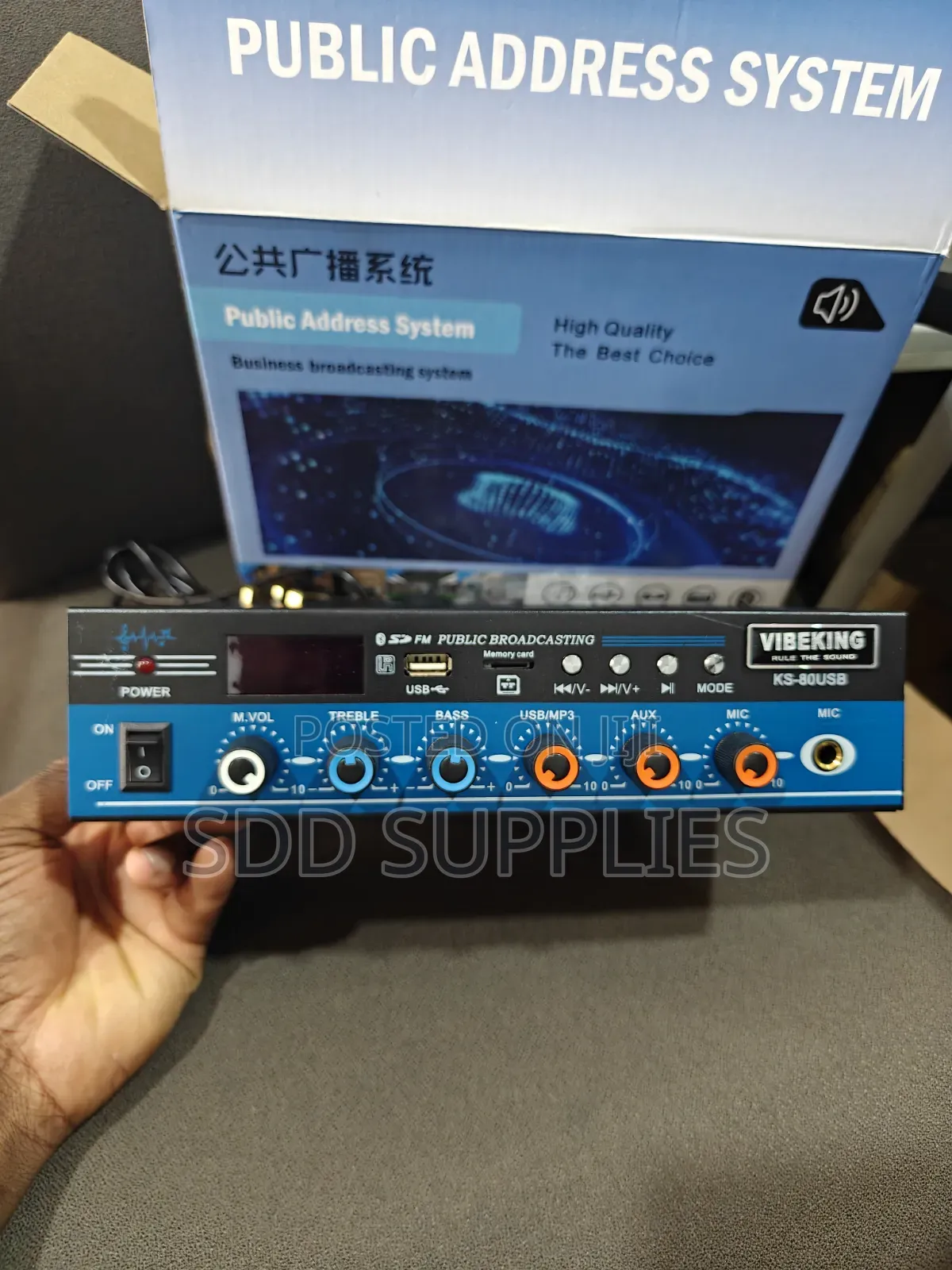 Vibeking KS-80USB 80 Watts Mini Amplifier Bluetooth,USB Karoake
