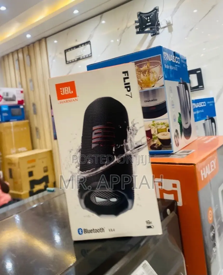 Choose Unique JBL Flip 7 Wireless Speaker(Black)Waterproof.