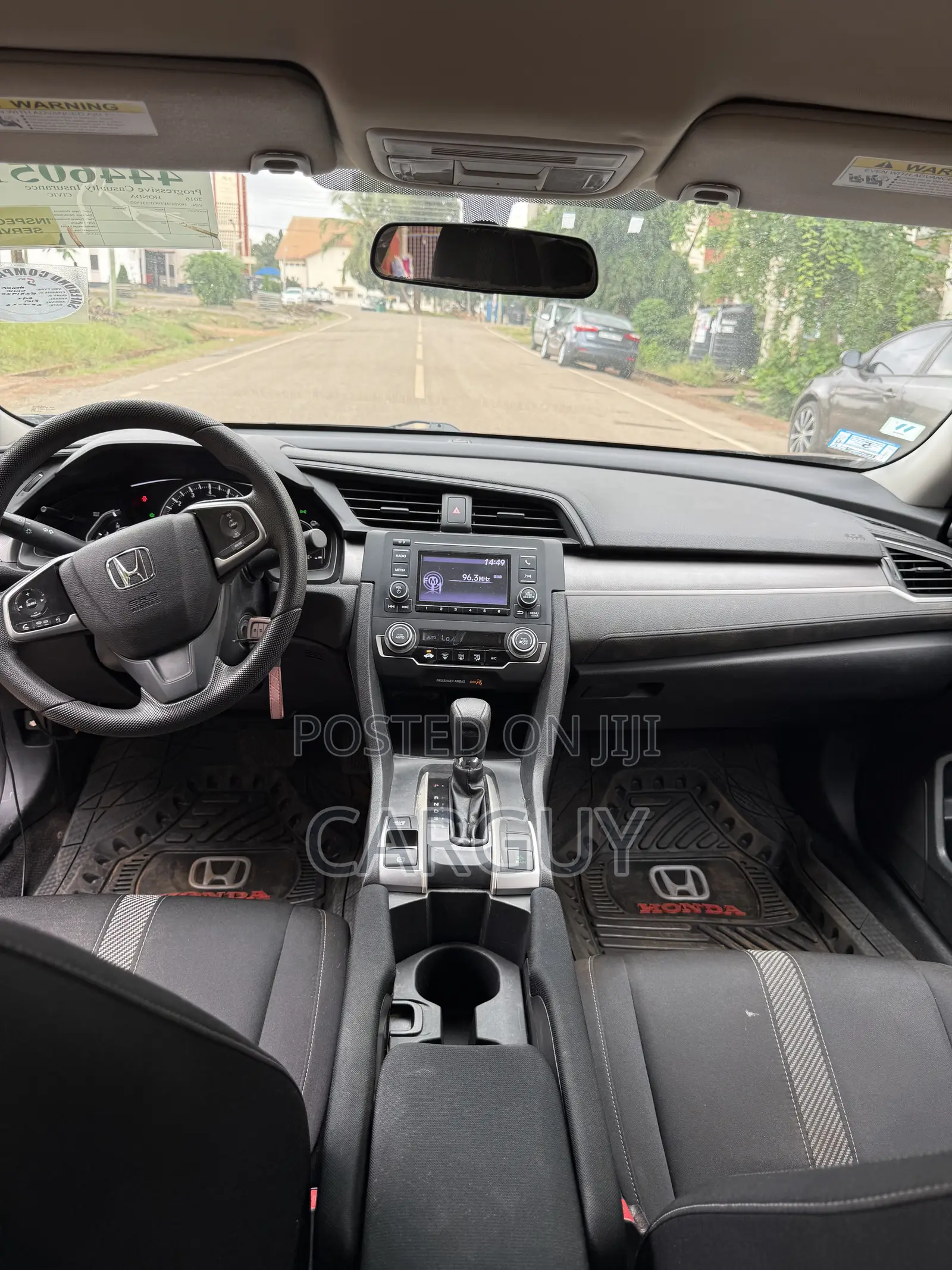 Honda Civic LX 4dr Sedan (2.0L 4cyl) 2016 Black