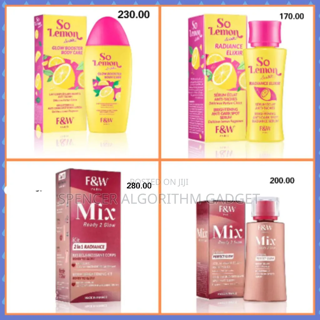 Fair and White So Lemon/ Mix/ Lotion/Serum/ Ready 2 Glow