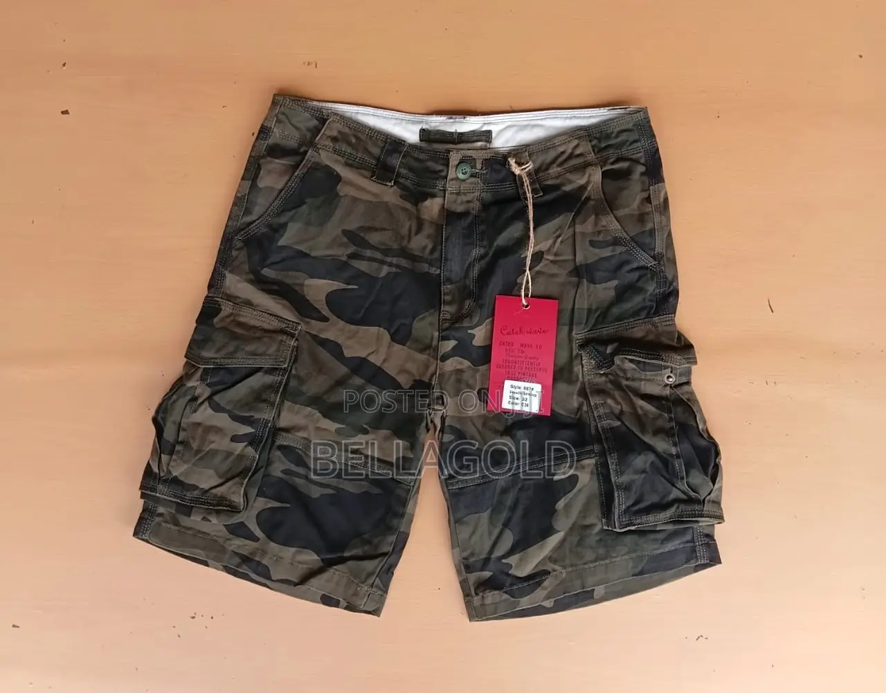 Camo Cargo Shorts