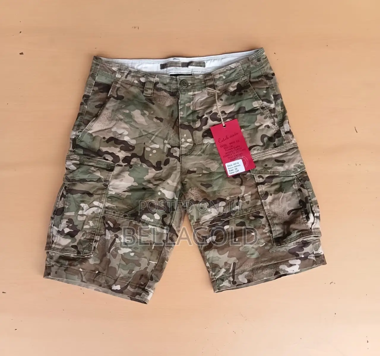 Camo Cargo Shorts