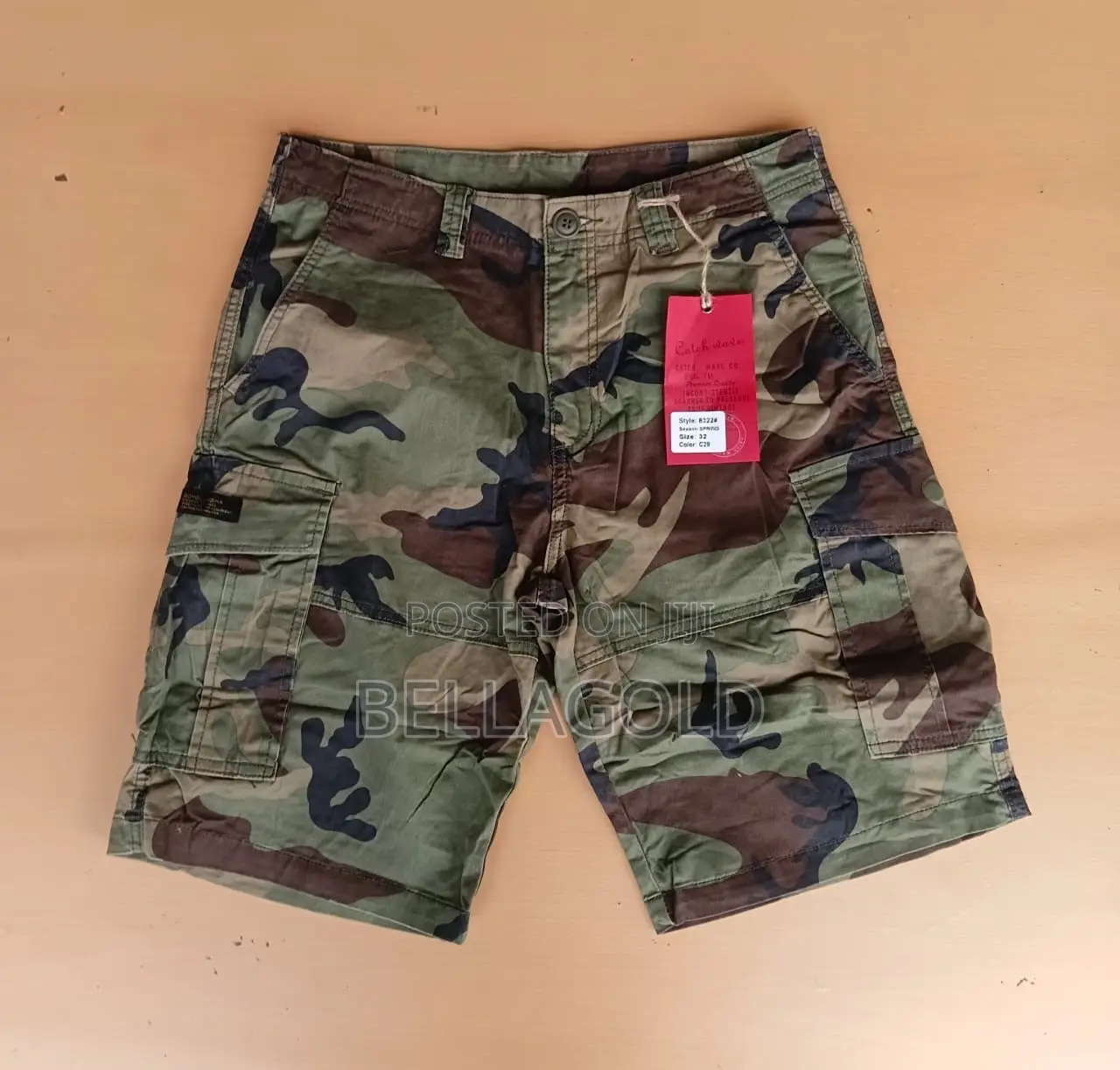 Camo Cargo Shorts