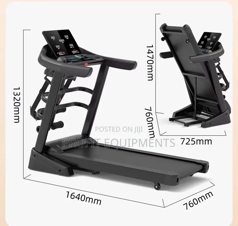 Foldable Electric LED Screen Multi Function Treadmills Running Machine