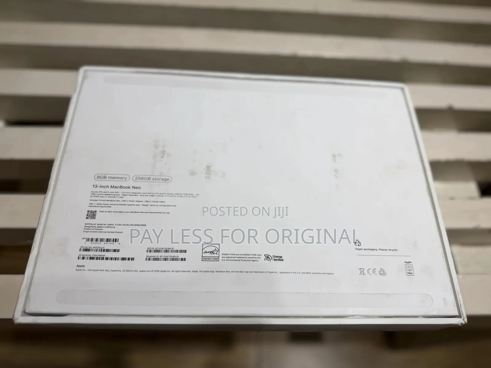 Laptop Apple MacBook Neo 2026 8GB SSD 256GB