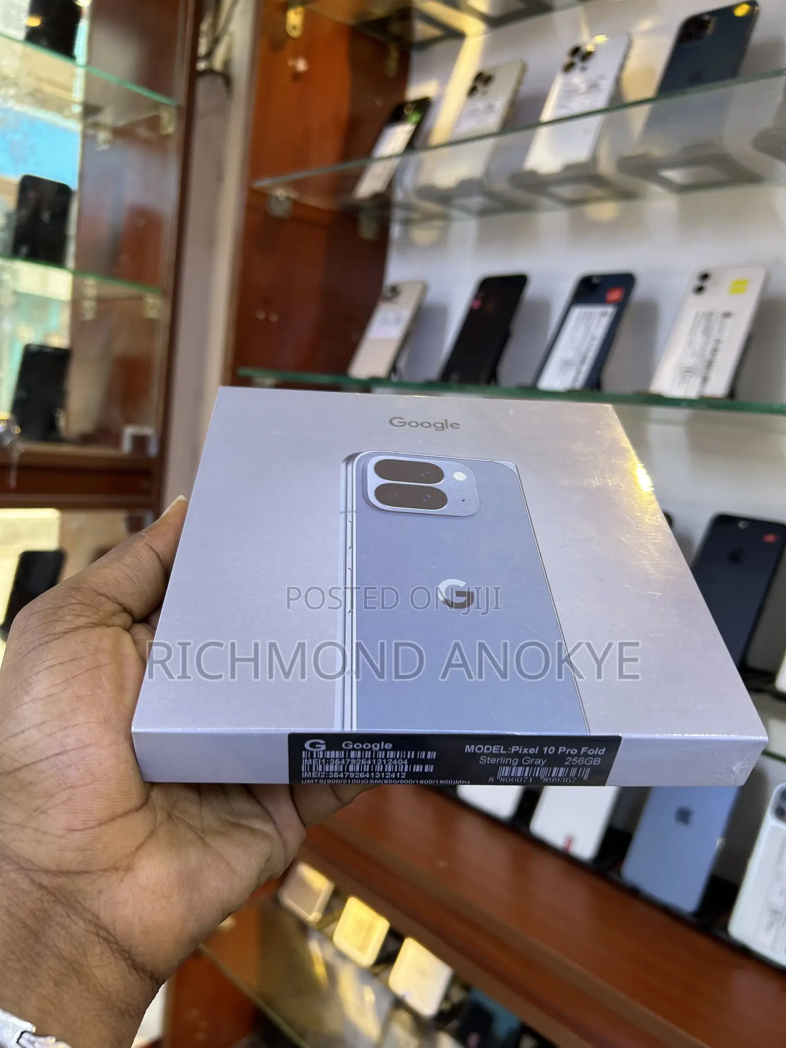New Google Pixel 10 Pro Fold 256 GB Gray